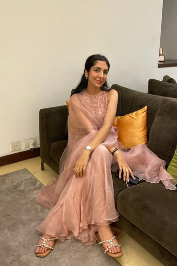 Nayra pink garara set