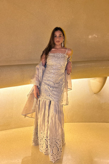 Samaira grey garara set