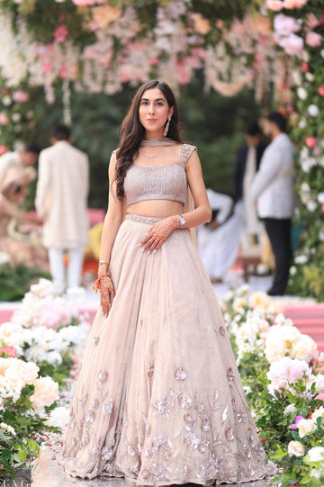 Amaira Beige lehenga