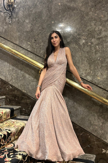 Twyla Rose Gold Gown