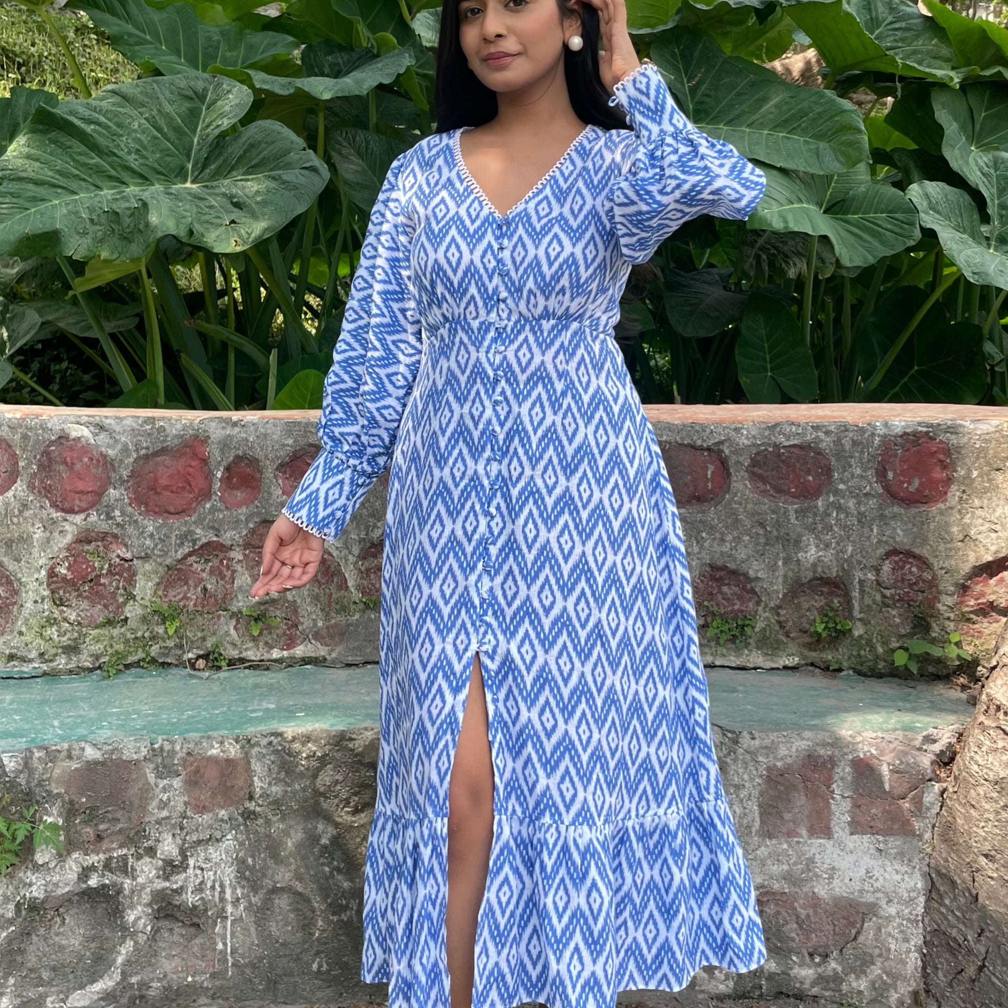 Iris Blue Dress | Label Radhika Chandna Iris Blue Dress | Label Radhika Chandna