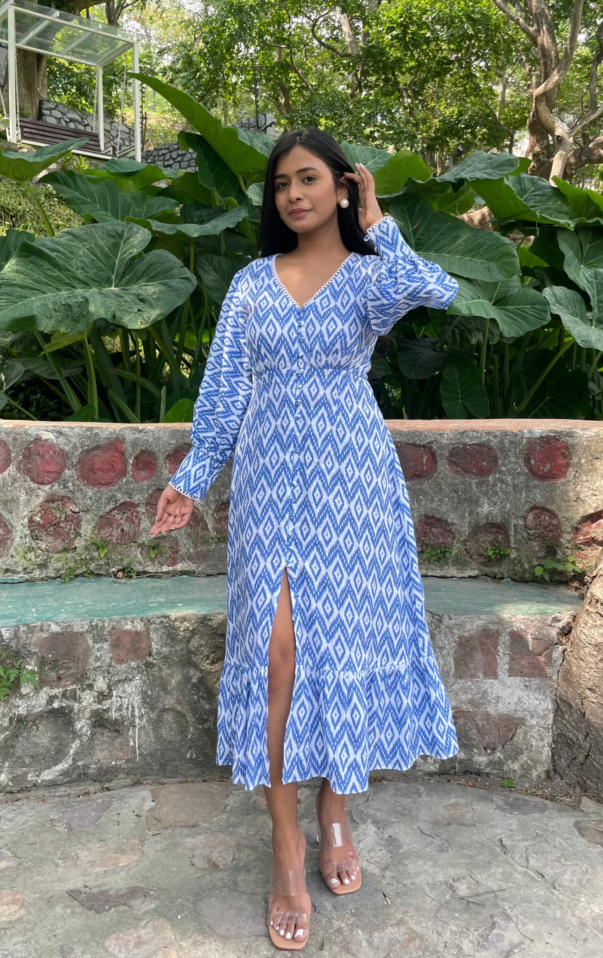 blue label dress SGNTR the Label